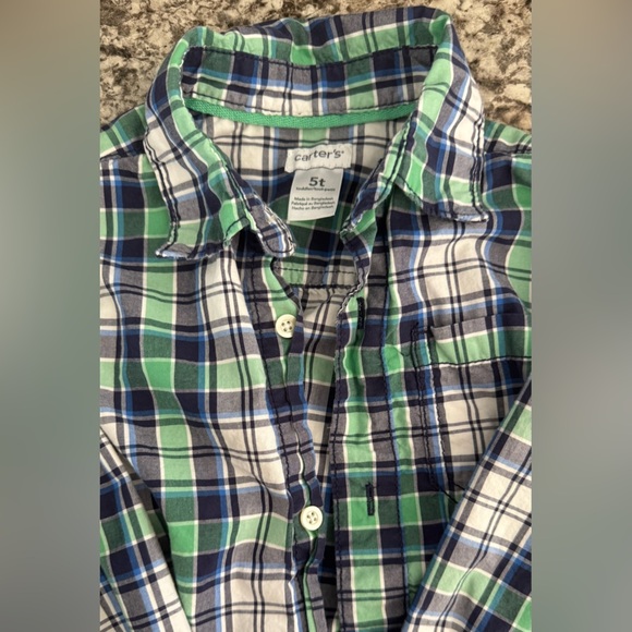 Carter's Kids  Shirt and faded gear shirt - Picture 2 of 9